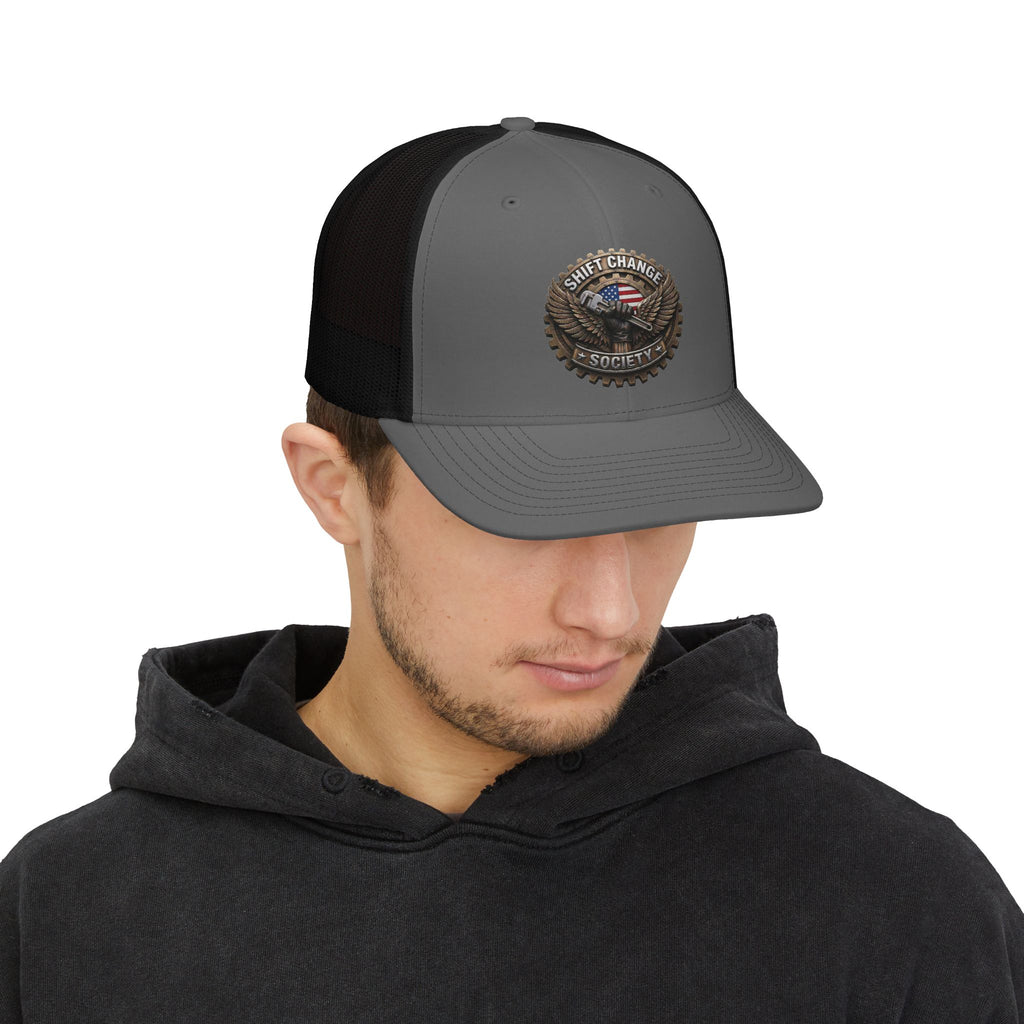 Trucker Cap — Shift Change Society Patch Snapback