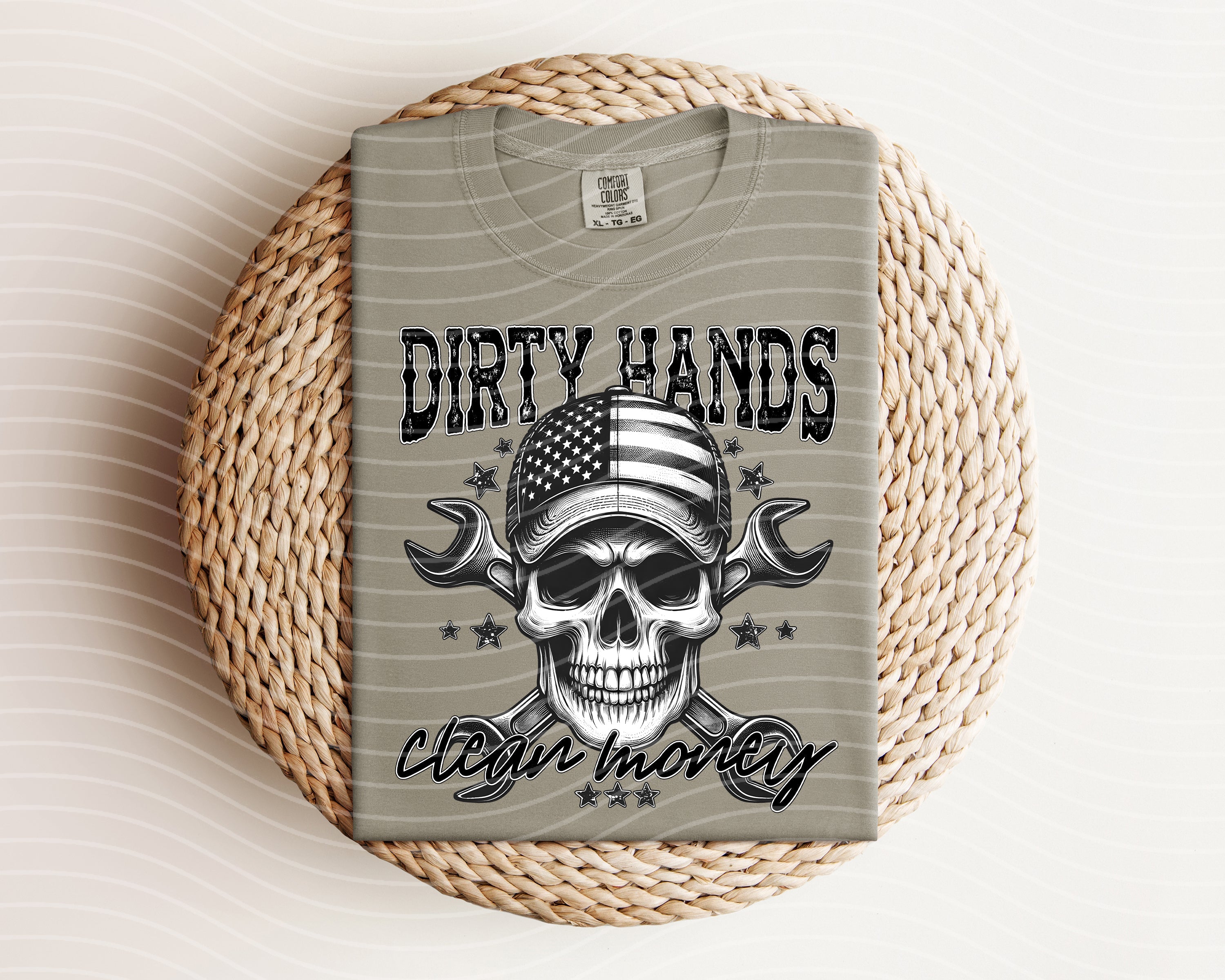 Dirty Hands Clean Money Graphic Tee | Shift Change Society