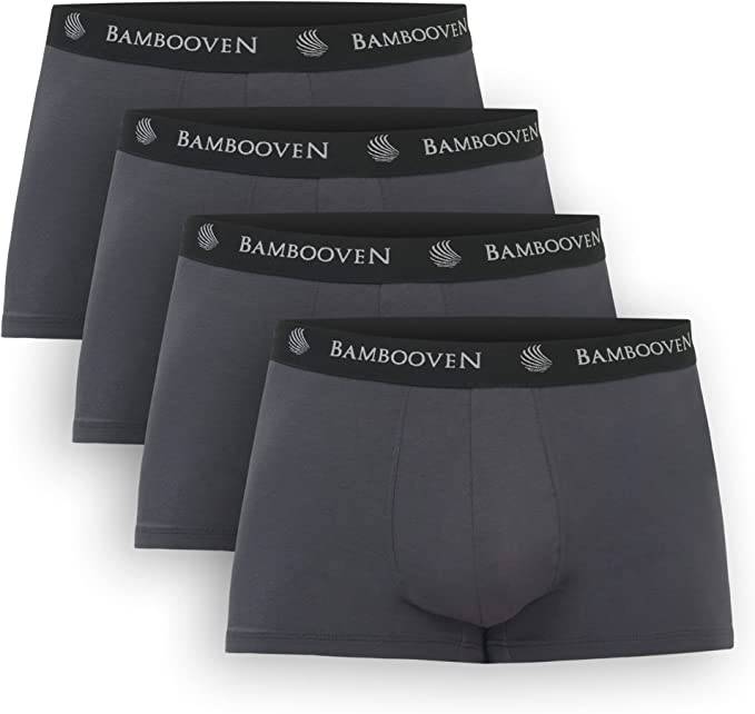 Men’s Bamboo Trunks with Pouch 4-Pack | Shift Change Society