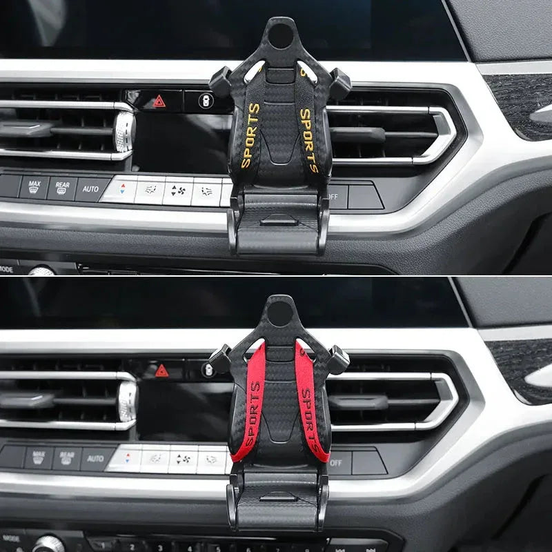 Racing Seat Series: 360° Rotating Air Vent Car Phone Mount